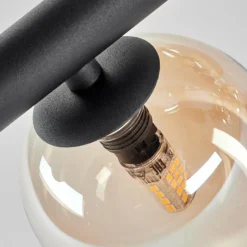 hofstein Plafonnier - Verre 10 cm, 12 cm, 15 cm Chehalis Ambre, Clair, Fumé, 10 lumières