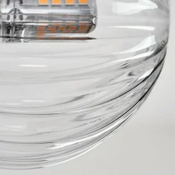 hofstein Plafonnier - Verre 10 cm, 12 cm, 15 cm Chehalis Clair, 8 lumières