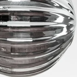 hofstein Plafonnier - Verre 10 cm, 12 cm, 15 cm Chehalis Fumé, 8 lumières