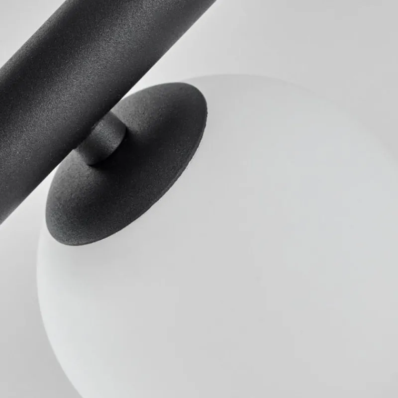 hofstein Plafonnier - Verre 10 cm, 12 cm, 15 cm Chehalis Blanc, 10 lumières