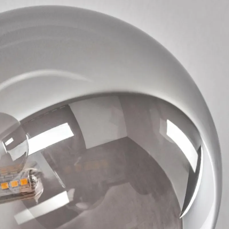 Lampes Art Déco-hofstein Plafonnier - Verre 12 cm, 15 cm Chehalis Or, Noir, 6 lumières