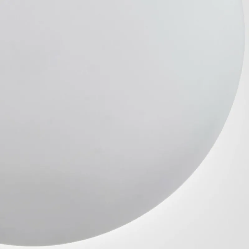 hofstein Plafonnier - Verre 10 cm, 12 cm Chehalis Blanc, 4 lumières