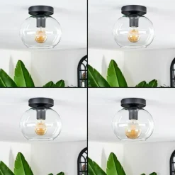 hofstein Plafonnier - Verre 20 cm Apedo Clair, 1 lumière