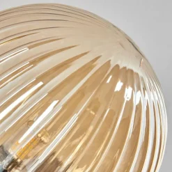 Lampes Dorées-hofstein Plafonnier - Verre 15 cm Chehalis Or, Noir, 6 lumières