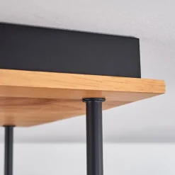 hofstein Plafonnier - Verre 10 cm Chehalis Écru, Noir, 5 lumières