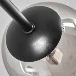 hofstein Plafonnier - Verre 10 cm Chehalis Clair, Fumé, 6 lumières