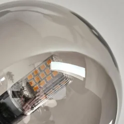 hofstein Plafonnier - Verre 10 cm Chehalis Fumé, 6 lumières