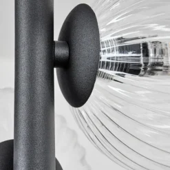 hofstein Plafonnier - Verre 12 cm Chehalis Clair, 8 lumières