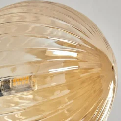 Lampes Dorées-hofstein Plafonnier - Verre 15 cm Chehalis Or, Noir, 6 lumières