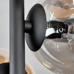 hofstein Plafonnier - Verre 10 cm Chehalis Ambre, Fumé, 4 lumières