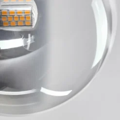 Lampes Dorées-hofstein Plafonnier - Verre 15 cm Chehalis Or, Noir, 8 lumières