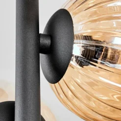 hofstein Plafonnier - Verre 10 cm,12 cm Chehalis Ambre, 4 lumières