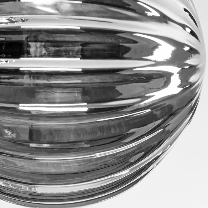 hofstein Plafonnier - Verre 10 cm,12 cm Chehalis Ambre, Fumé, 4 lumières