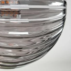 hofstein Plafonnier - Verre 10 cm, 12cm, 15cm Chehalis Ambre, Fumé, 8 lumières