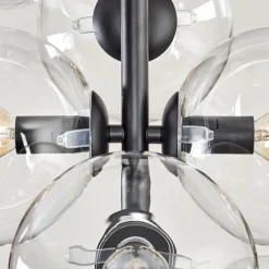 hofstein Plafonnier - Verre 15 cm Gastor Clair, 8 lumières