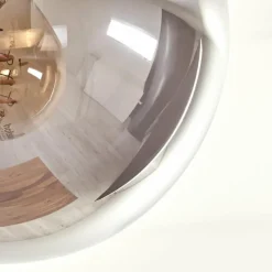 hofstein Plafonnier - Verre 15 cm Gastor Fumé, 5 lumières