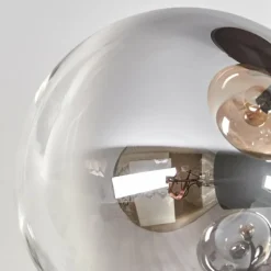 hofstein Plafonnier - Verre 15 cm Gastor Ambre, Clair, Fumé, 6 lumières