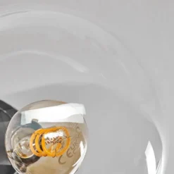 hofstein Plafonnier - Verre 15 cm Gastor Clair, 6 lumières