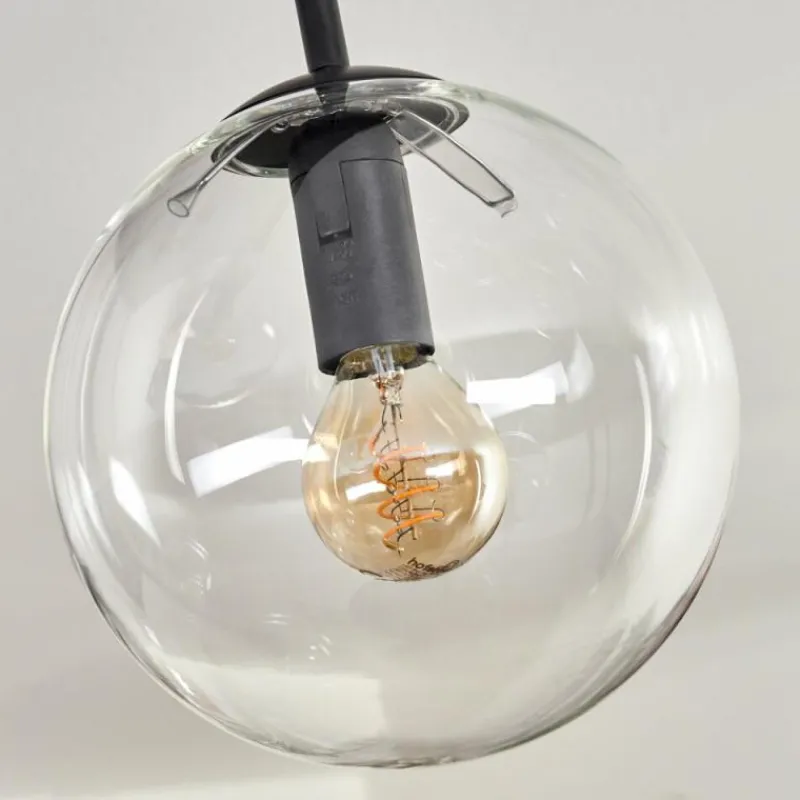 hofstein Plafonnier - Verre 15 cm Gastor Clair, 5 lumières