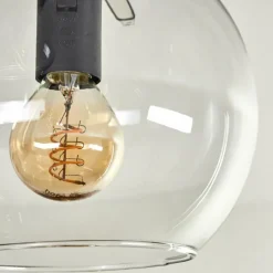 hofstein Plafonnier - Verre 15 cm Koyoto Clair, 5 lumières