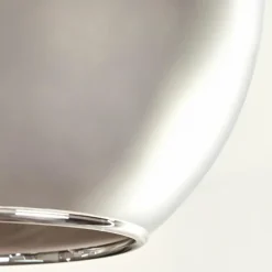 hofstein Plafonnier - Verre 15 cm Koyoto Chrome, 5 lumières