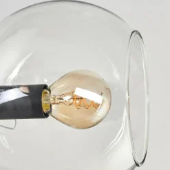 hofstein Plafonnier - Verre 15 cm Koyoto Ambre, Clair, 6 lumières