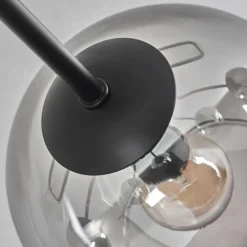 Suspension Verre Fumé-hofstein Plafonnier - Verre 15 cm Koyoto Clair, Fumé, 6 lumières