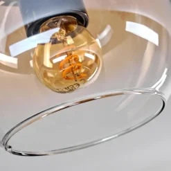 hofstein Plafonnier - Verre 15 cm Koyoto Ambre, Clair, 1 lumière
