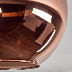 hofstein Plafonnier - Verre 20 cm Koyoto Or, Noir, 1 lumière