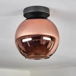 hofstein Plafonnier - Verre 20 cm Koyoto Cuivré, 1 lumière