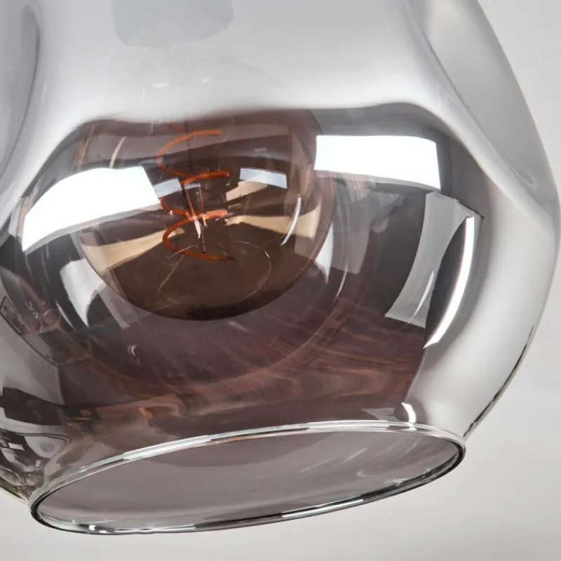 Lampes Dorées-hofstein Plafonnier - Verre 25 cm Ripoll Or, Noir, 1 lumière