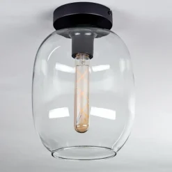 hofstein Plafonnier - Verre Apedo Clair, 1 lumière