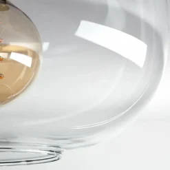 hofstein Plafonnier - Verre Apedo Clair, 1 lumière