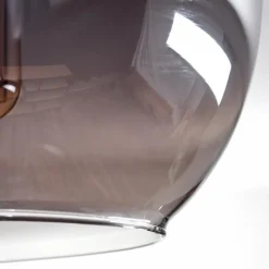 hofstein Plafonnier - Verre Apedo Fumé, 1 lumière