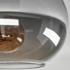 hofstein Plafonnier - Verre Apedo Laiton, 1 lumière