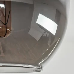 hofstein Plafonnier - Verre Apedo Laiton, 1 lumière