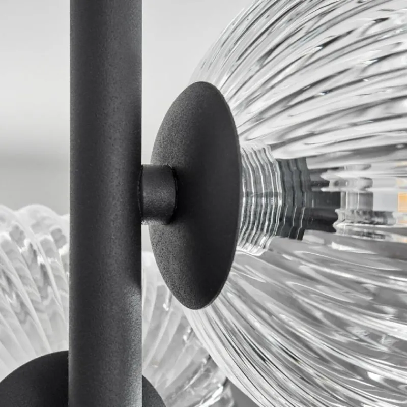 hofstein Plafonnier - Verre Chehalis Clair, 4 lumières