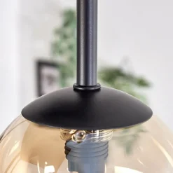 hofstein Plafonnier - Verre Chehalis Ambre, 5 lumières