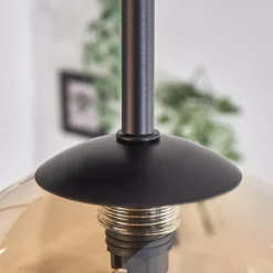 hofstein Plafonnier - Verre Chehalis Ambre, 5 lumières