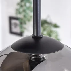 hofstein Plafonnier - Verre Chehalis Clair, Fumé, 5 lumières