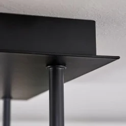 hofstein Plafonnier - Verre Chehalis Clair, Fumé, 5 lumières