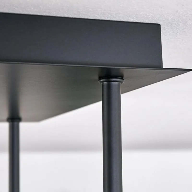 Lampes Dorées-hofstein Plafonnier - Verre Chehalis Or, Noir, 5 lumières