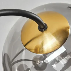 Lampes Dorées-hofstein Plafonnier - Verre Chehalis Or, Noir, 6 lumières