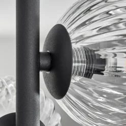 hofstein Plafonnier - Verre Chehalis Clair, 4 lumières