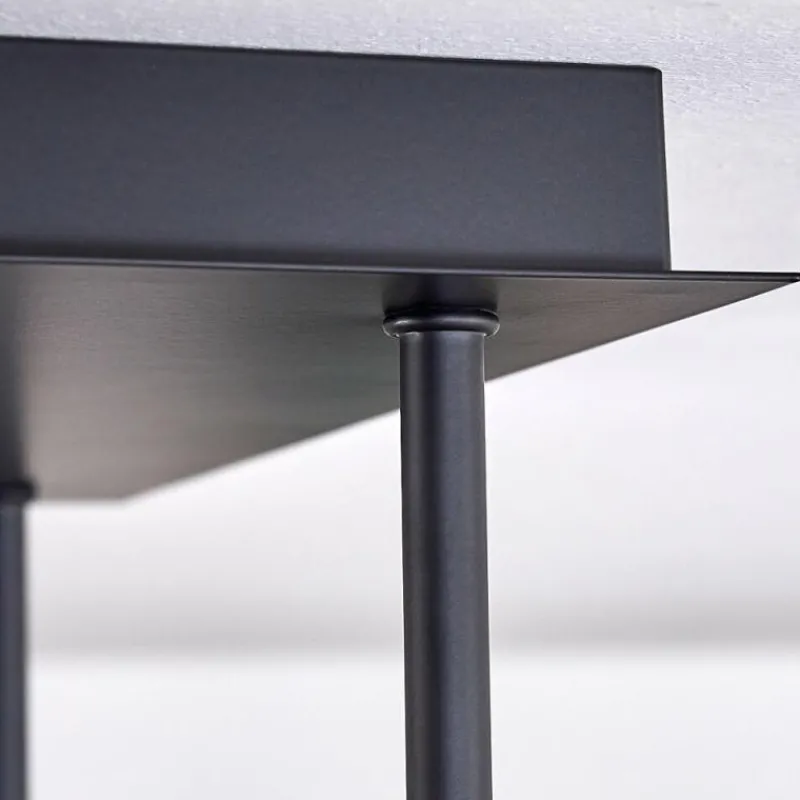 Lampes Dorées-hofstein Plafonnier - Verre Chehalis Or, Noir, 5 lumières