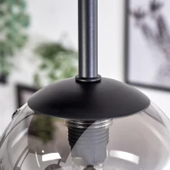 Suspension Verre Fumé-hofstein Plafonnier - Verre Chehalis Fumé, 5 lumières