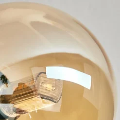 hofstein Plafonnier - Verre Chehalis Ambre, 6 lumières