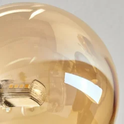 hofstein Plafonnier - Verre Chehalis Ambre, 6 lumières