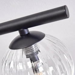 hofstein Plafonnier - Verre Chehalis Clair, 5 lumières