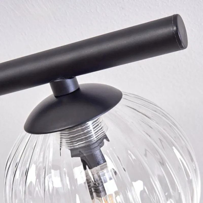 hofstein Plafonnier - Verre Chehalis Clair, 5 lumières